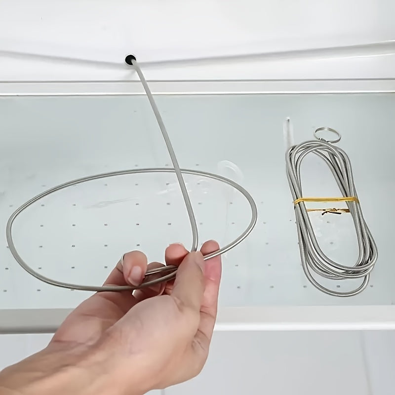 5-Piece Refrigerator Cleaning Kit Flexible Brush Scoop Syringe and Snake