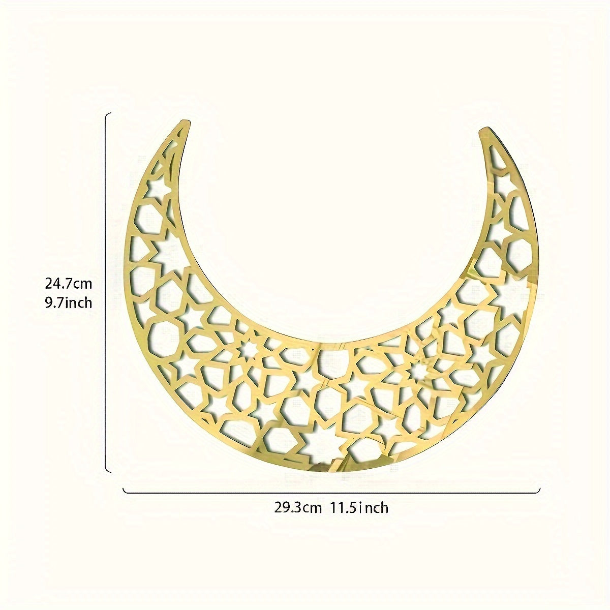 Ramadan Mirror Decorative Wall Stickers for Festive Atmosphere in Middle East