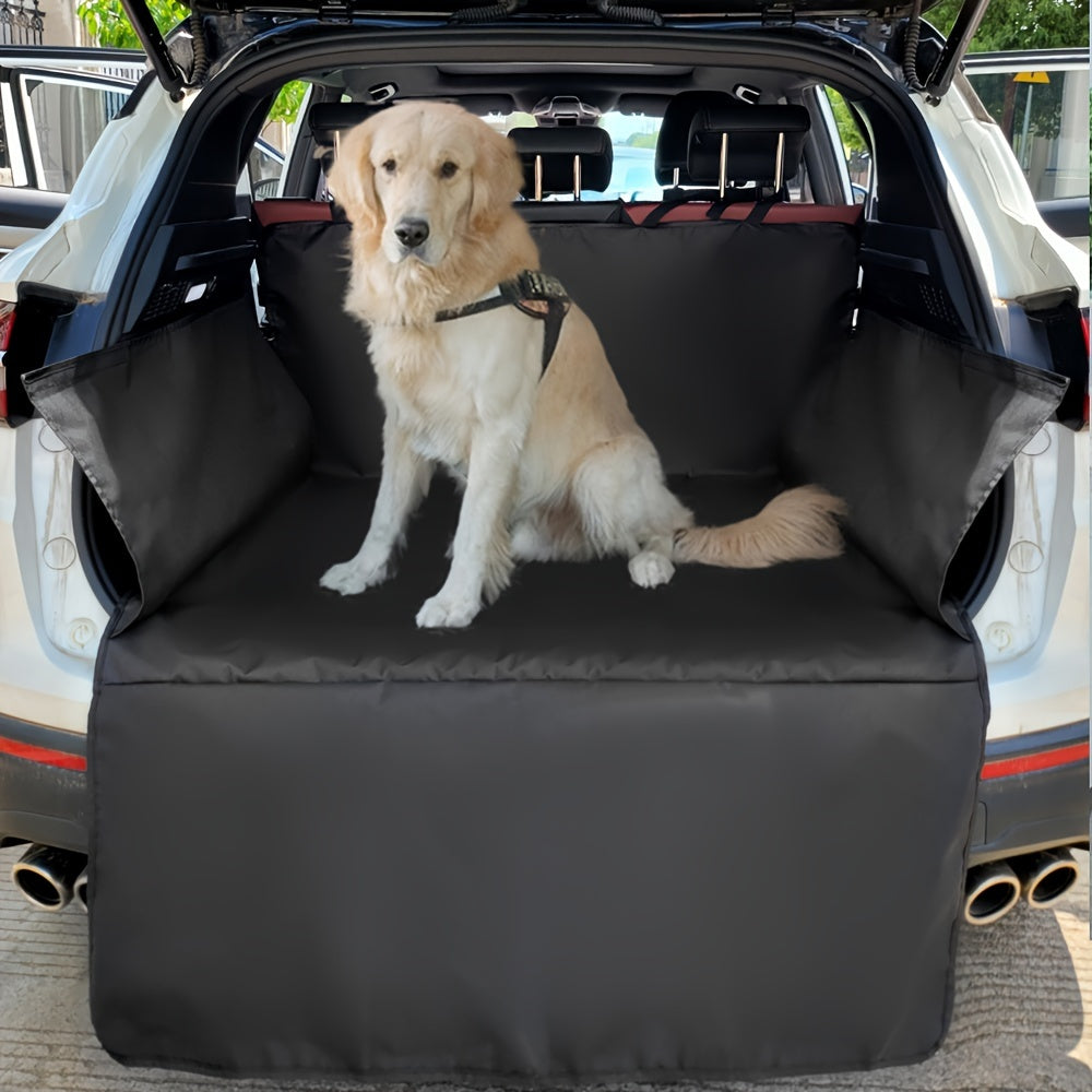 Pet Cargo Liner Polyester Anti-Slip Wear-Resistant Car Mat for Dogs