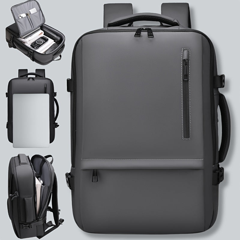 Mochila de nylon duradera para hombres para viajes de negocios y viajes cortos, gran capacidad, múltiples bolsillos