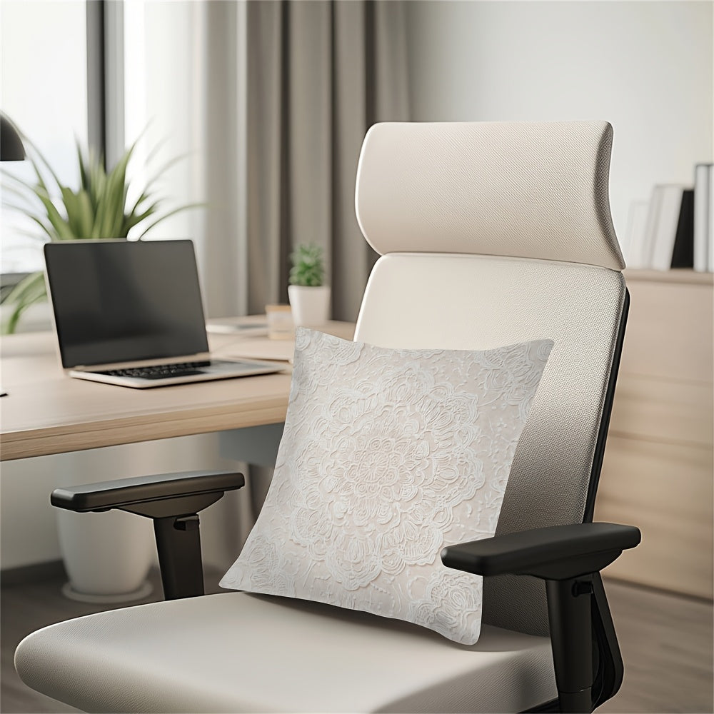 Ikki tomonlama bosilgan yostiq qoplami, qisqa mo'yna polyester, fermachilik dekoratsiyasi, divan yoki tashqarida foydalanish uchun