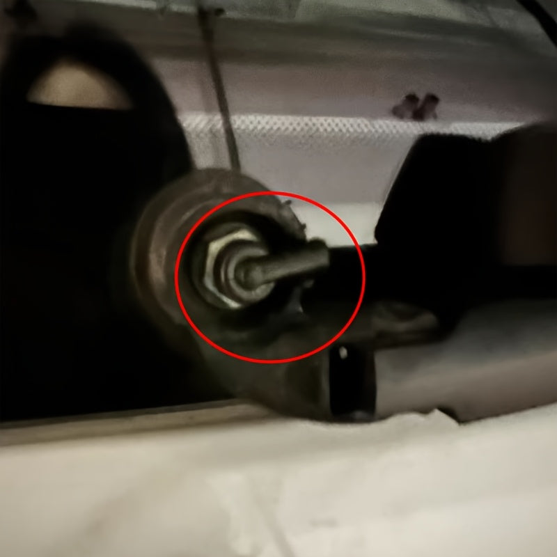 3pcs Car Rear Windscreen Wiper Arm Nut Bolt Cap Cover Washer Nozzle Set ABS