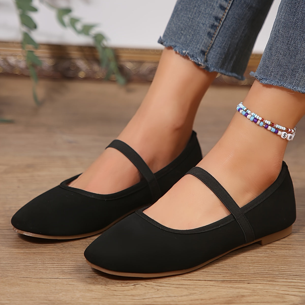Ayollar uchun bir rangli balet flats, osongina kiyiladigan qulay yupqa poyabzal