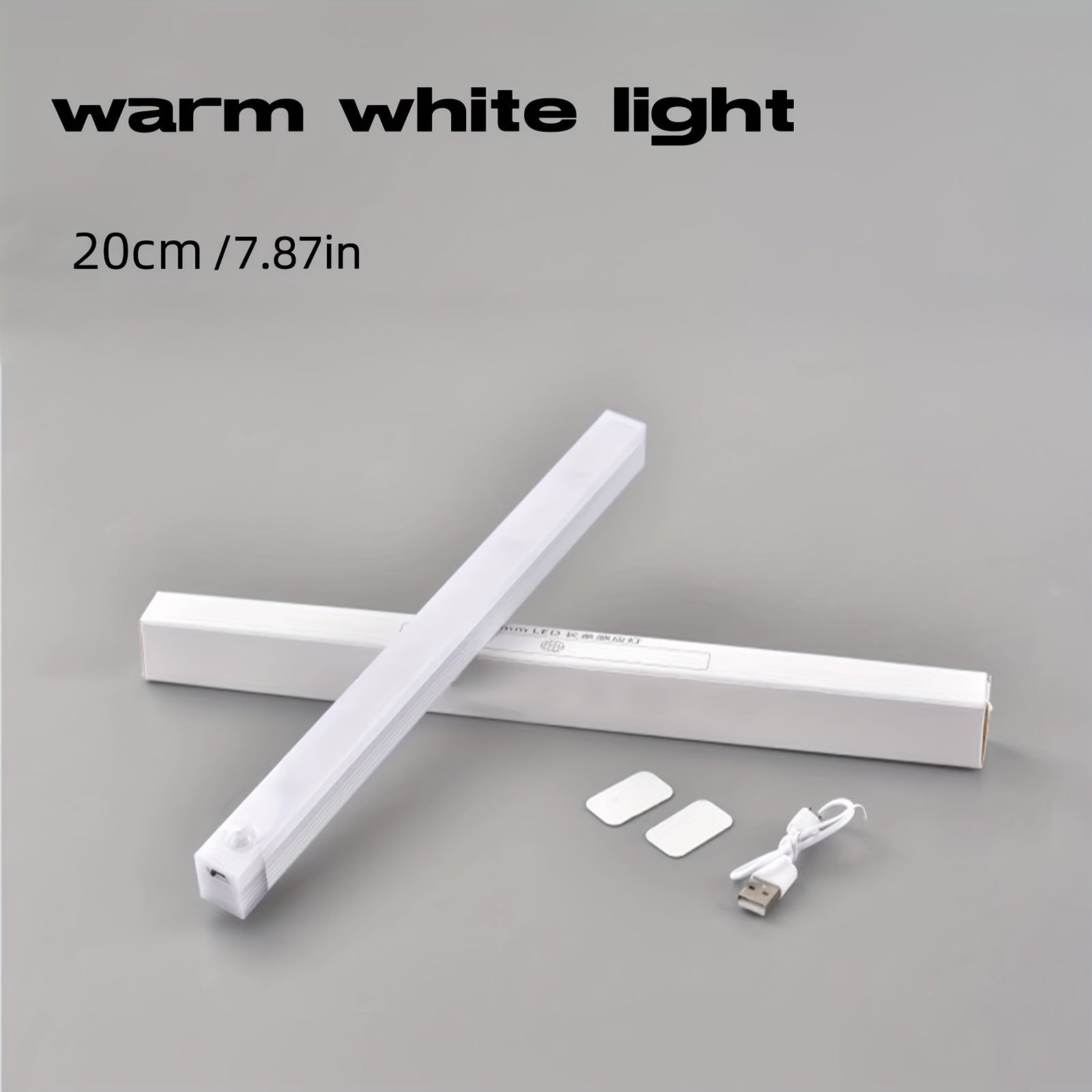 Wireless LED Motion Sensor Wall Sconce with Magnetic Mount and USB Rechargeable for Indoor Use