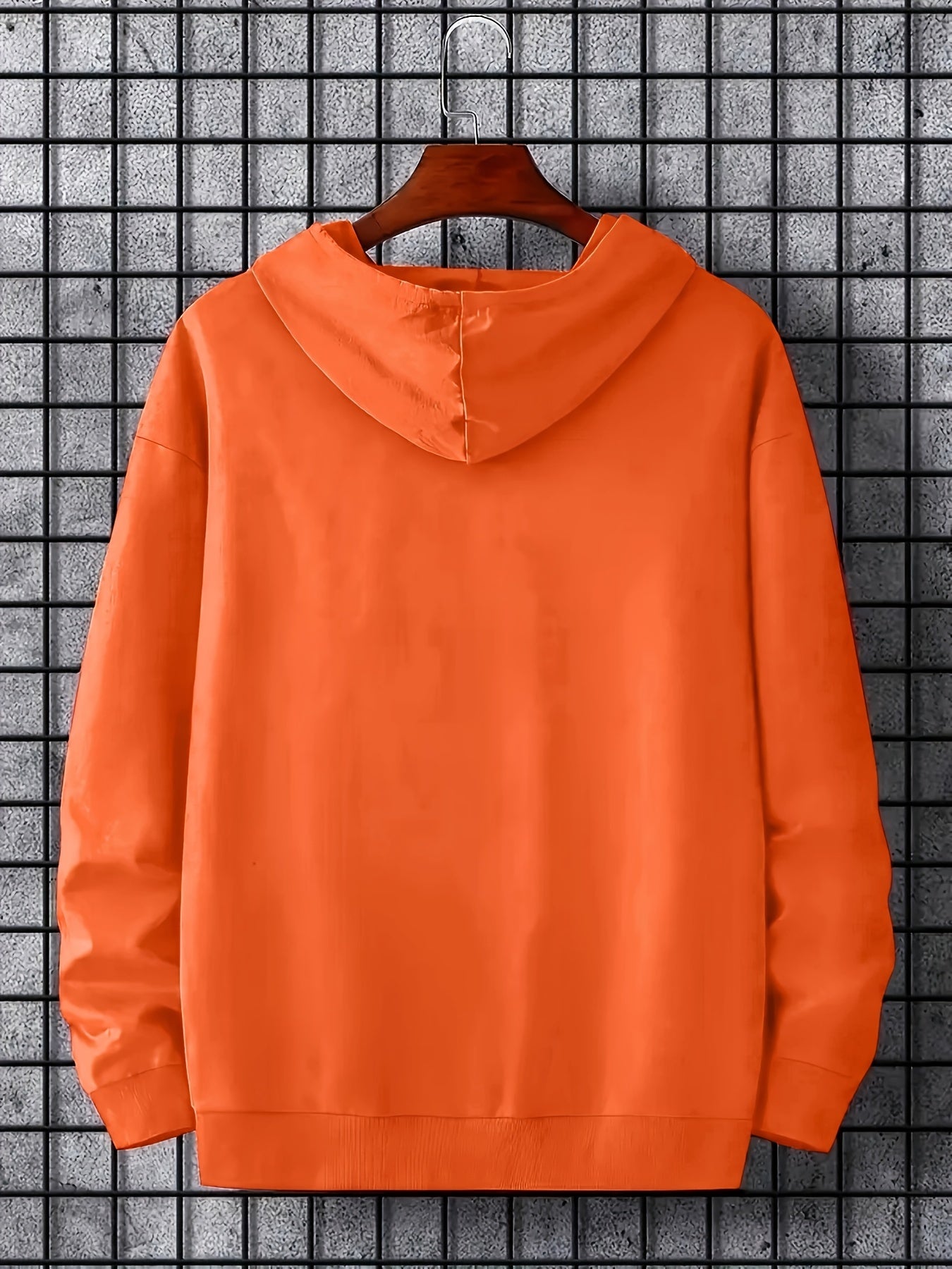 Men's Hoodie with Smile Face Graphic Print Long Sleeve Casual Plus Size Spring Autumn