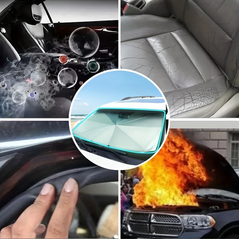 Car Windshield Sunshade Foldable UV Protection Vehicle Interior Cooling