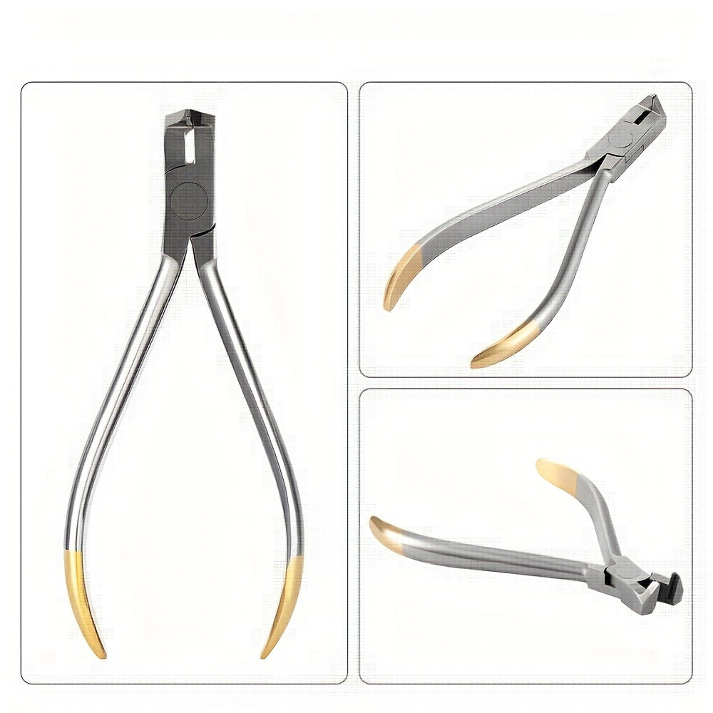 Precision Stainless Steel Wire Cutters Ergonomic Grip Sharp Blade Nickel Titanium Coated