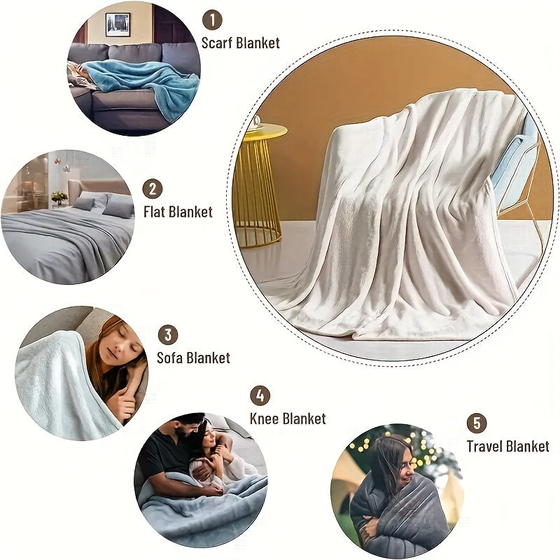 Personalized Love You Forever Photo Flannel Blanket for Sofa Bed Camping