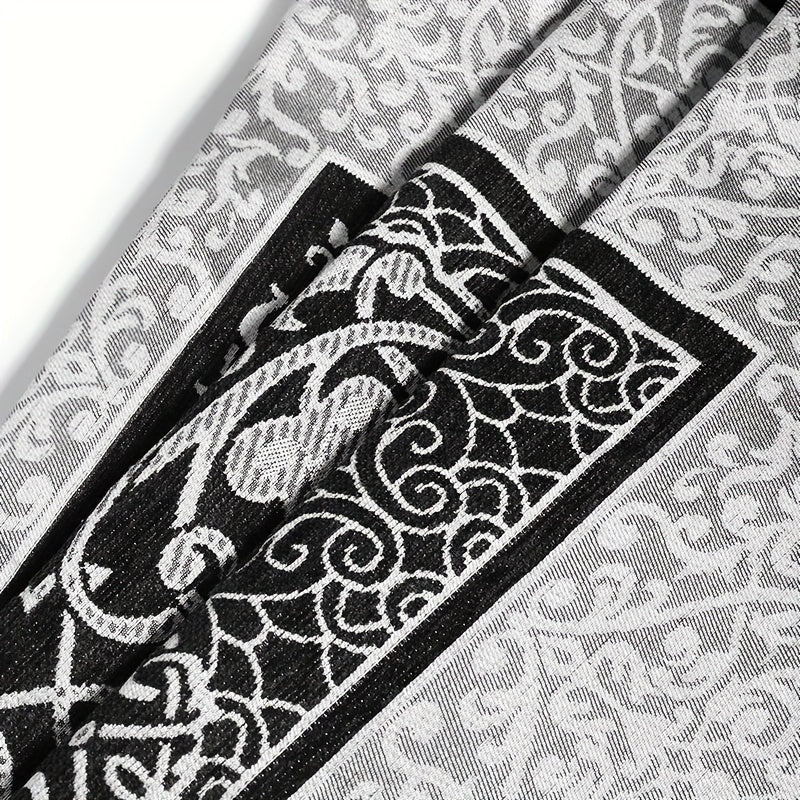 Muslim Prayer Mat Beads and Box Set 70x110cm Indoor Outdoor Ramadan Gift