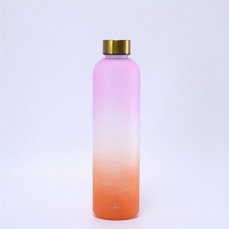 Frosted Plastic Water Bottle 32oz for Camping Hiking Fitness and Home