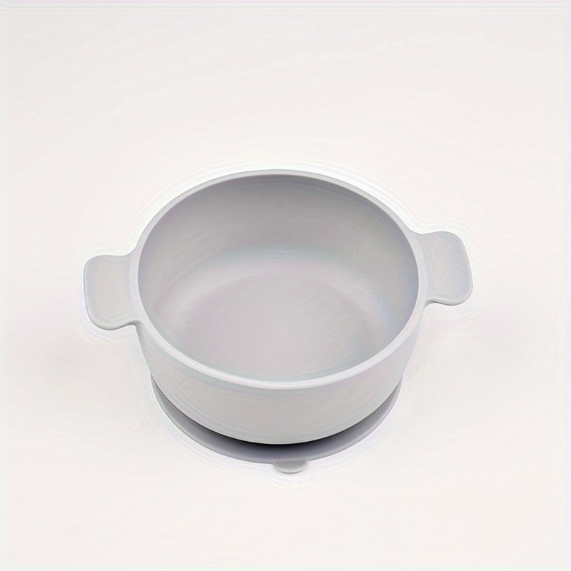 Silicone Feeding Bowl for Kids with Suction Cup Microwave Safe Dishwasher Safe
