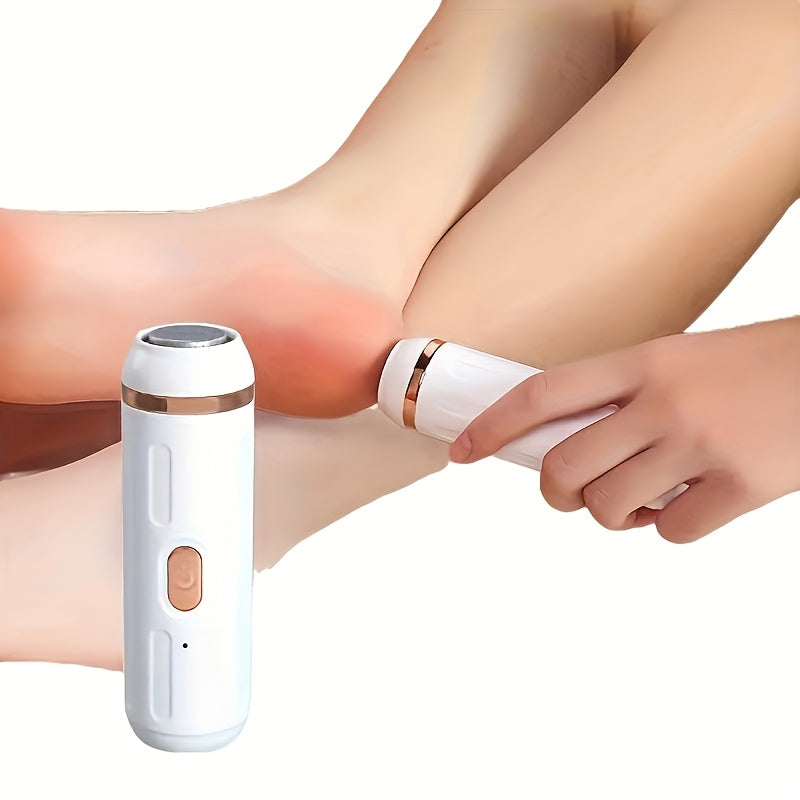 Электрическая педикюрная машинка с USB-зарядкой, портативный инструмент для обработки жесткой сухой кожи