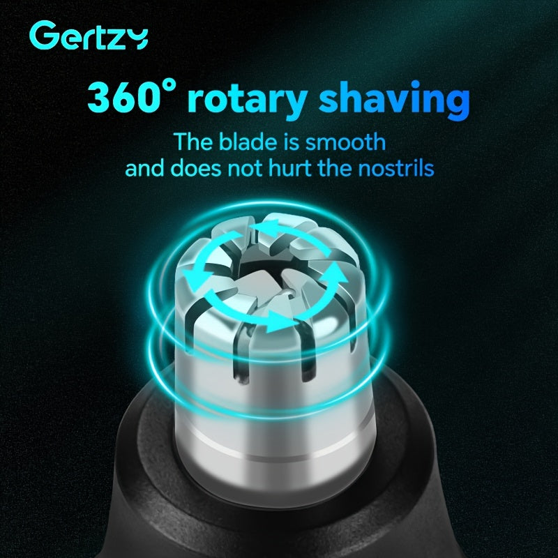 4-in-1 Rechargeable Ear Nose Hair Trimmer for Men and Women with 4 Replacement Heads