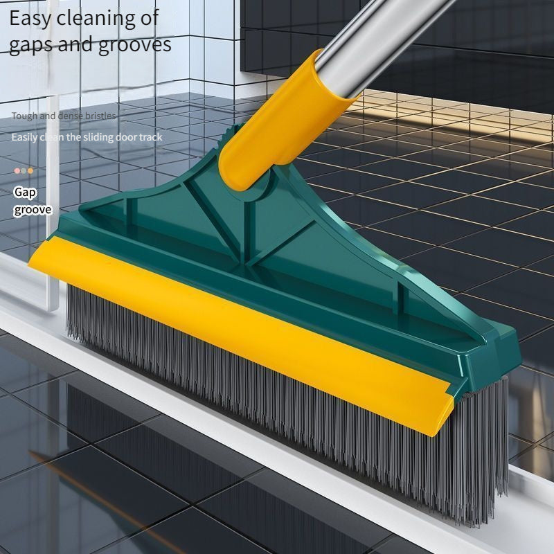 Multi-Functional Long-Handle Cleaning Brush with Replaceable Head Eco-Friendly