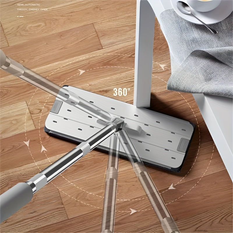 Uy uchun mop to'plami, qutisi va chang moplari bilan yog'och, plitka pol uchun