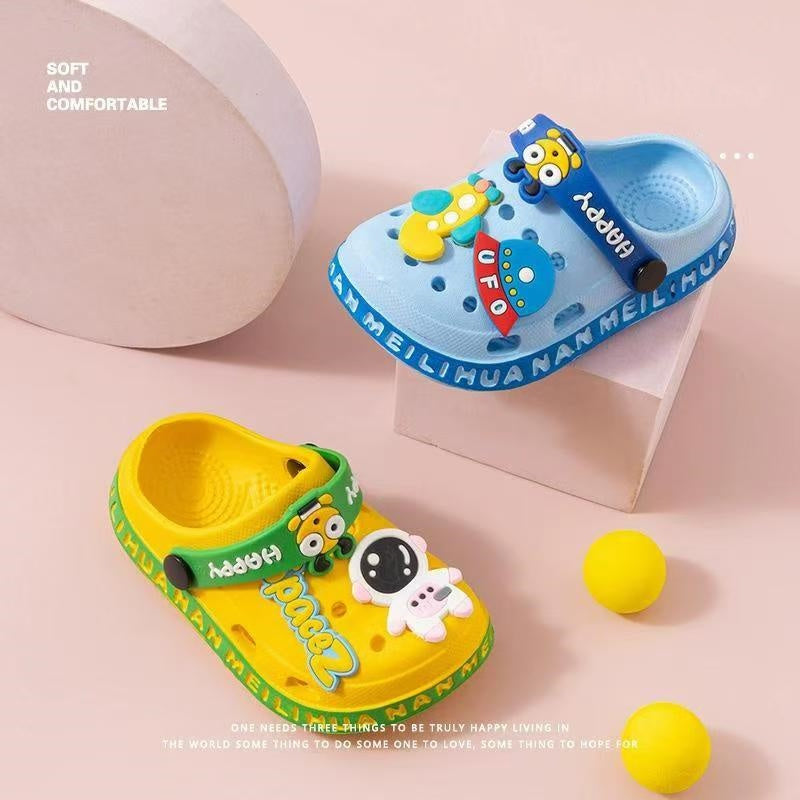 Zapatillas tipo clog transpirables de EVA para niños, ideales para verano, uso en interiores y exteriores, piscina y playa