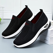 Women's Slip-On Sneakers Low Cut Comfort Walking Shoes Breathable Cushioned