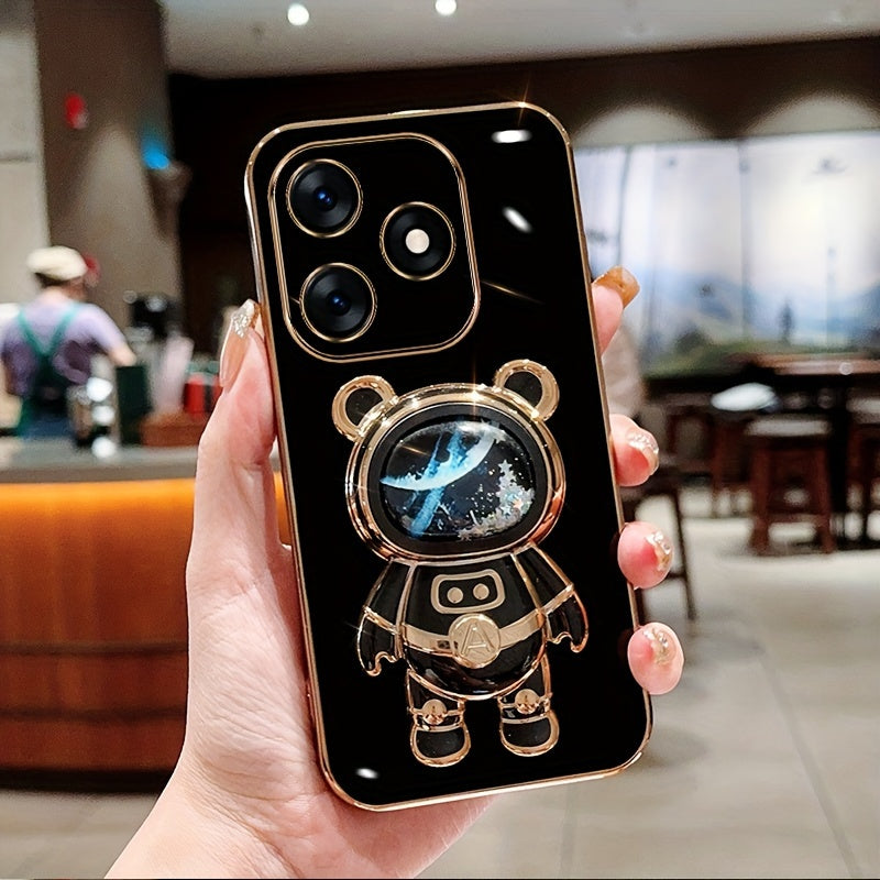 Shockproof TPU Phone Case with Anti-Drop Protection and Built-in Holder for Spark Series Models