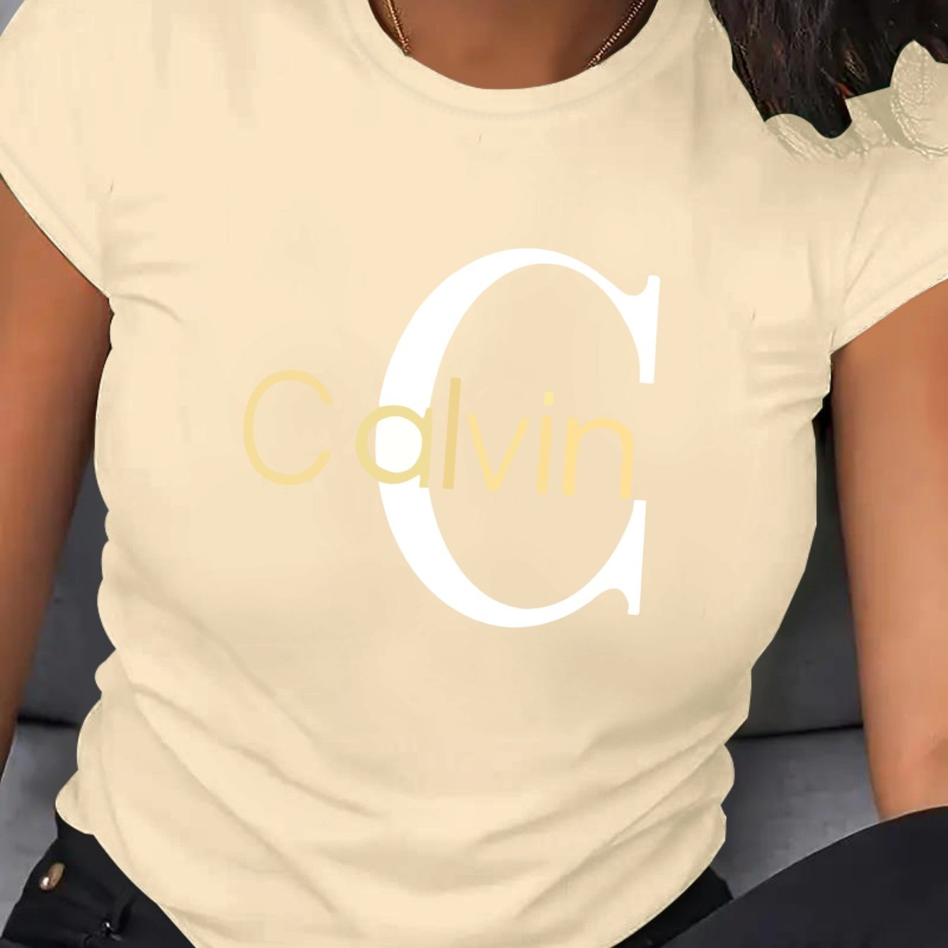 Women's Loose Fit Plus Size T-Shirt Soft Breathable Polyester Casual Top Multiple Colors