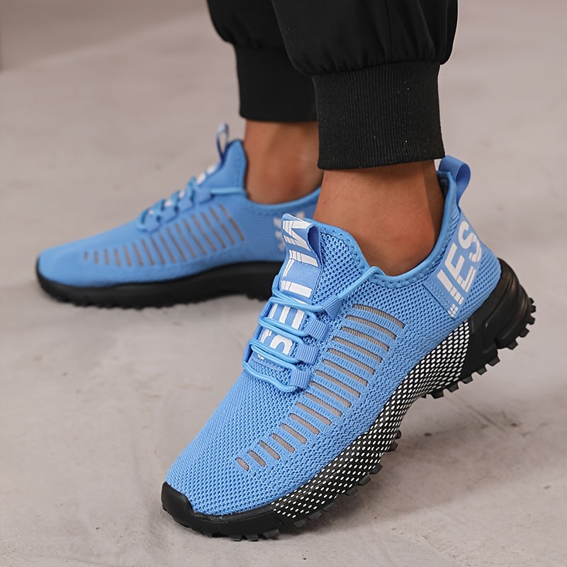 Plus-Size Women's Casual Sneakers Breathable Elastic Soles Running Hiking