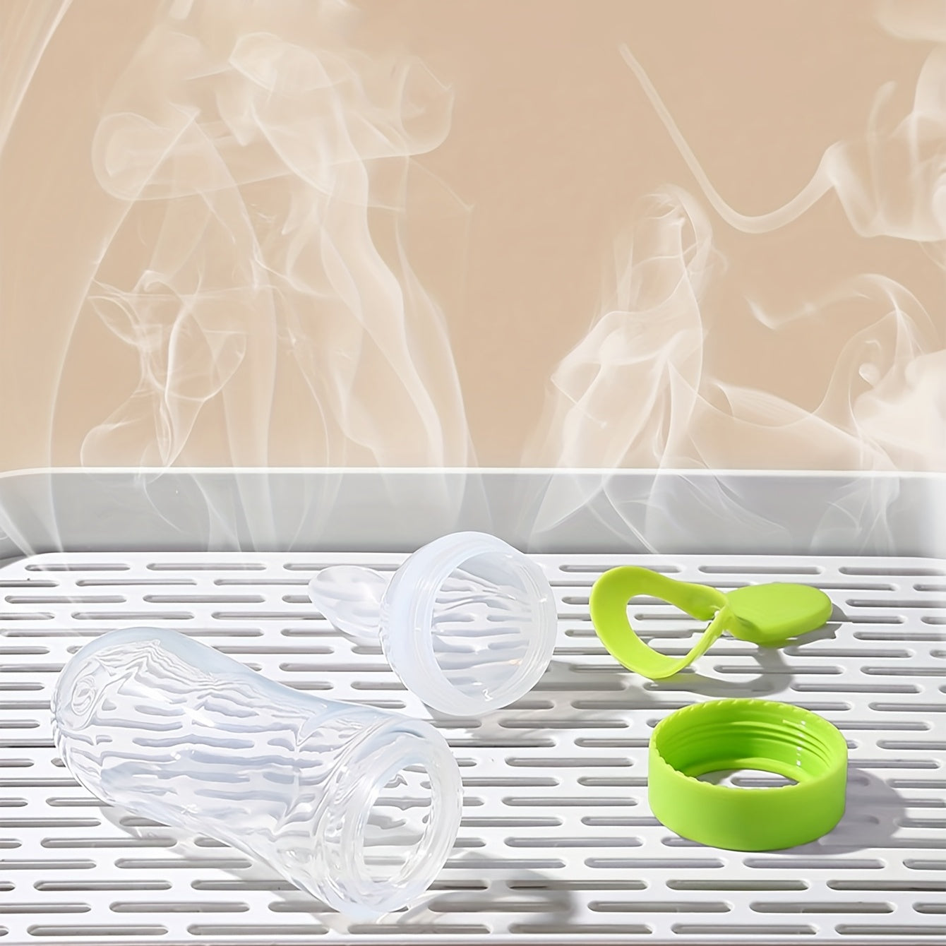 Baby Silicone Feeding Set 90ml Squeeze Spoon with Bottle for Infants