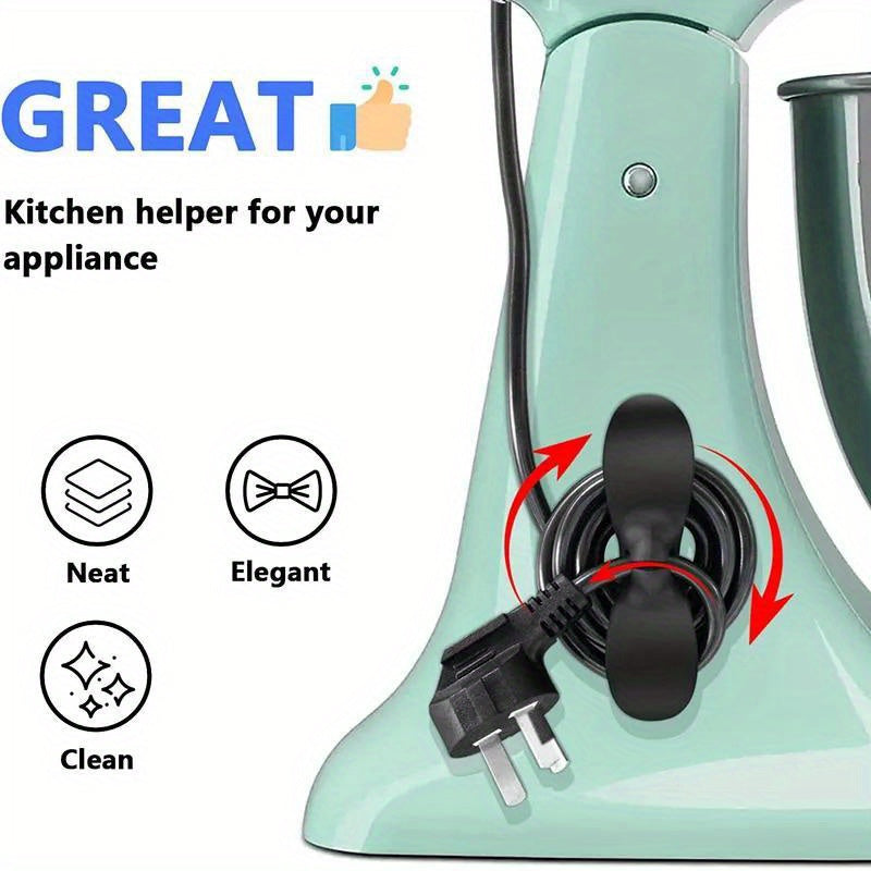 4 dona simni tartibga solish kliplari oshxona texnikasi kabellarini boshqarish uchun stikerlar