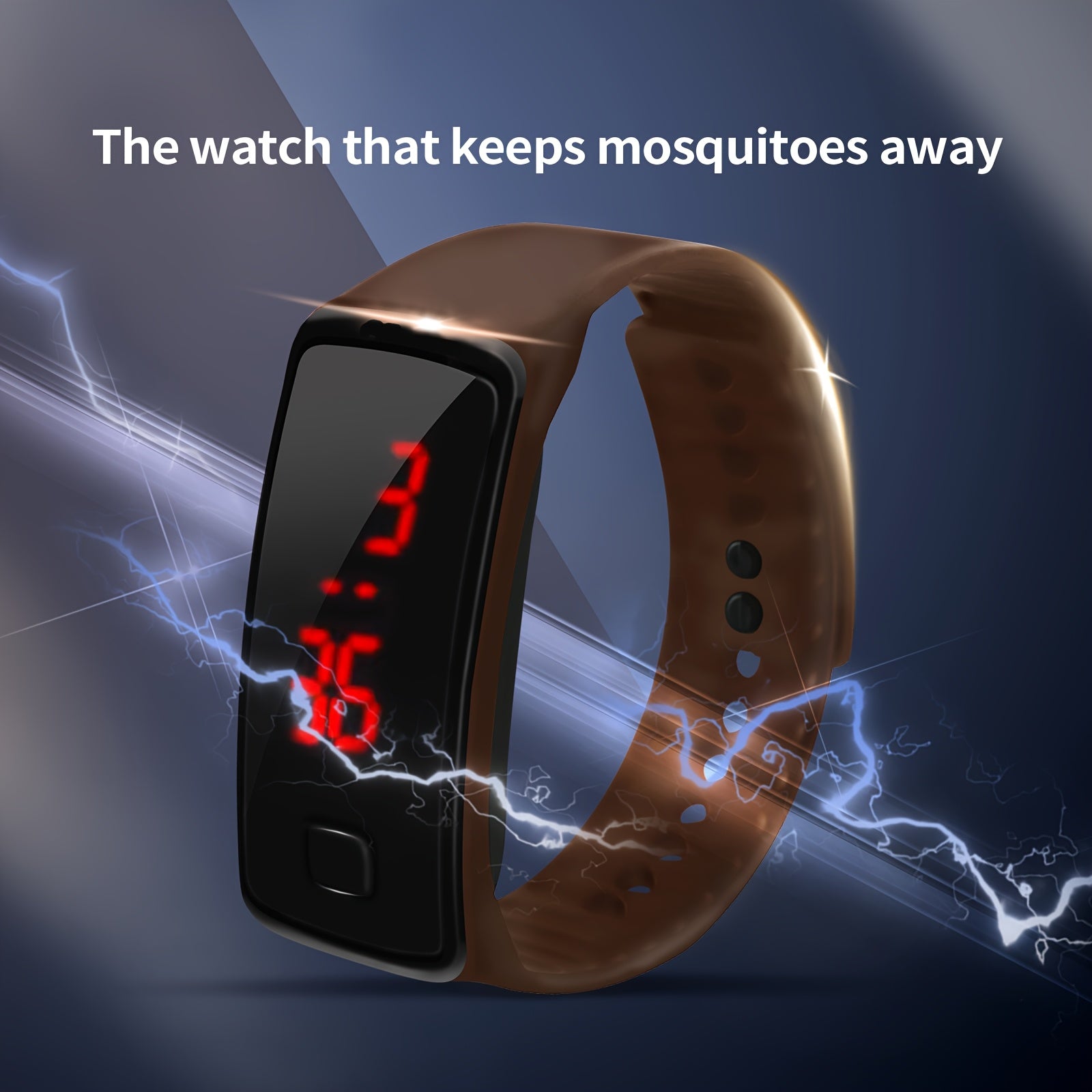 Unisex Silicone Mosquito Repellent Wristband for Outdoors, Insect Protection
