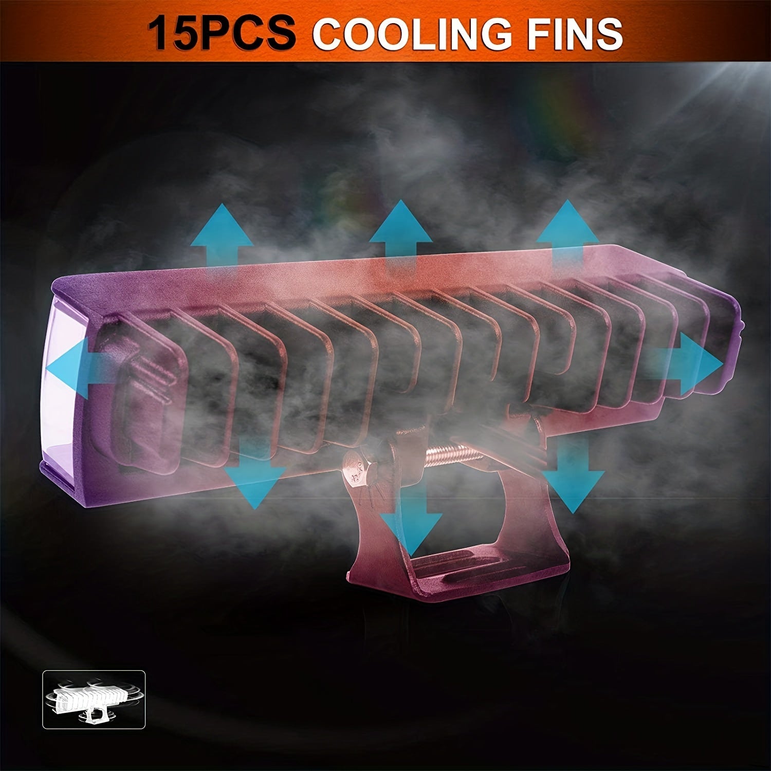 2 шт. 120 Вт 24000Лм светодиодная рабочая фара, противотуманные фары для бездорожья, алюминиевый корпус