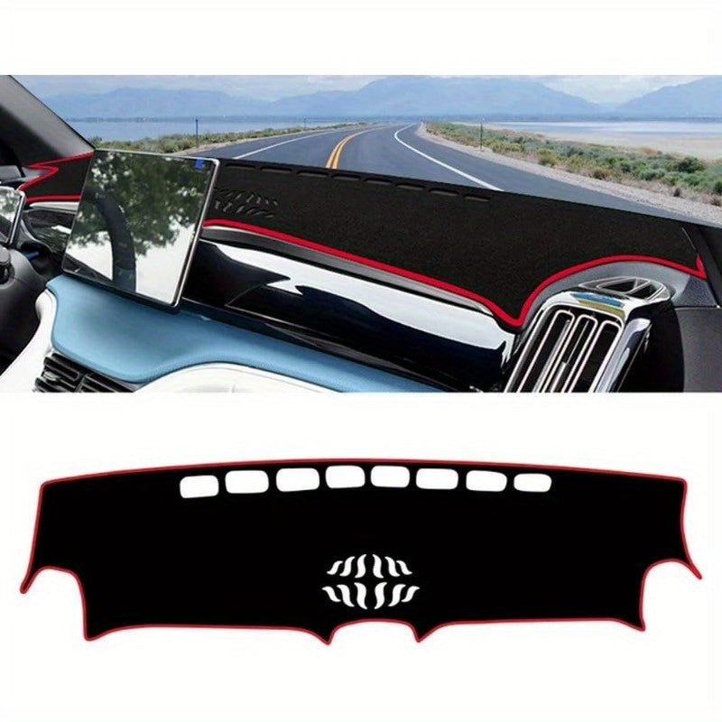 Чехол для приборной панели автомобиля против царапин, интерьер, красная боковая часть для внедорожника