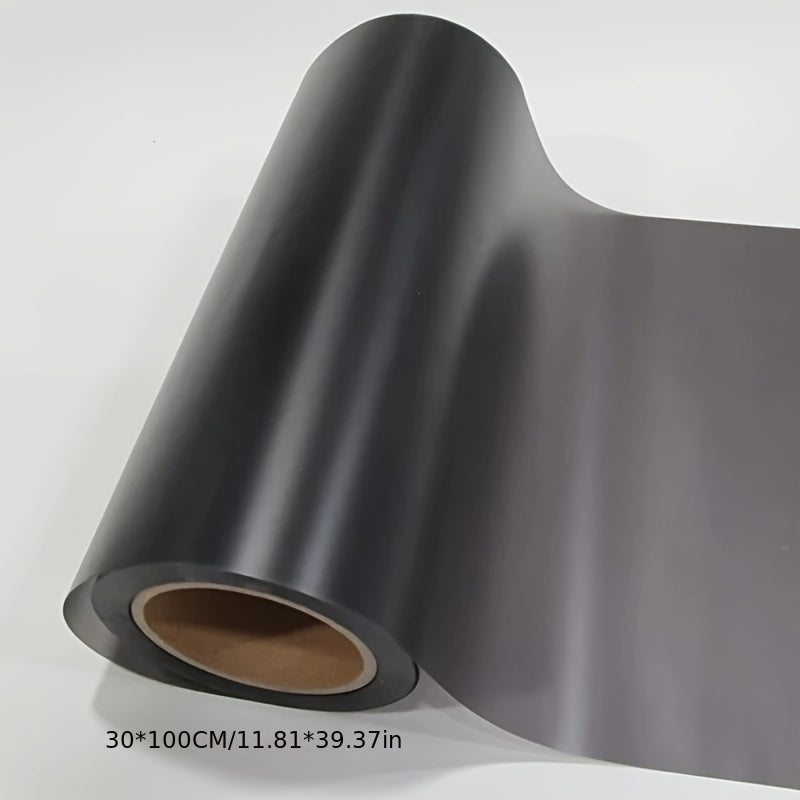 Película de vinilo negro mate para luces traseras de coche 30x100cm, envoltura para carrocería