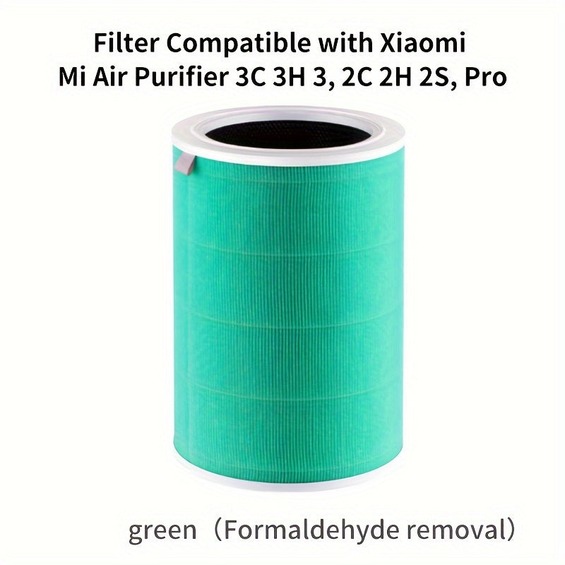 Xiaomi Mi Havo Tozalagich uchun Haqiqiy HEPA Havo Filtri, turli Mi modellari bilan mos keladi, H13 old filtr, faol uglerod, 3-qavatli filtr, RFID blok, PET materialidan tayyorlangan, quvvat talab qilmaydi, ofis va oshxona uchun ideal.