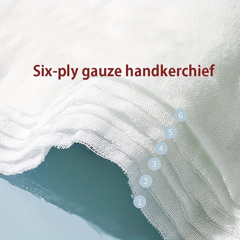Set of 5 Baby Muslin Washcloths for Newborns Soft Cotton Face Towels Absorbent