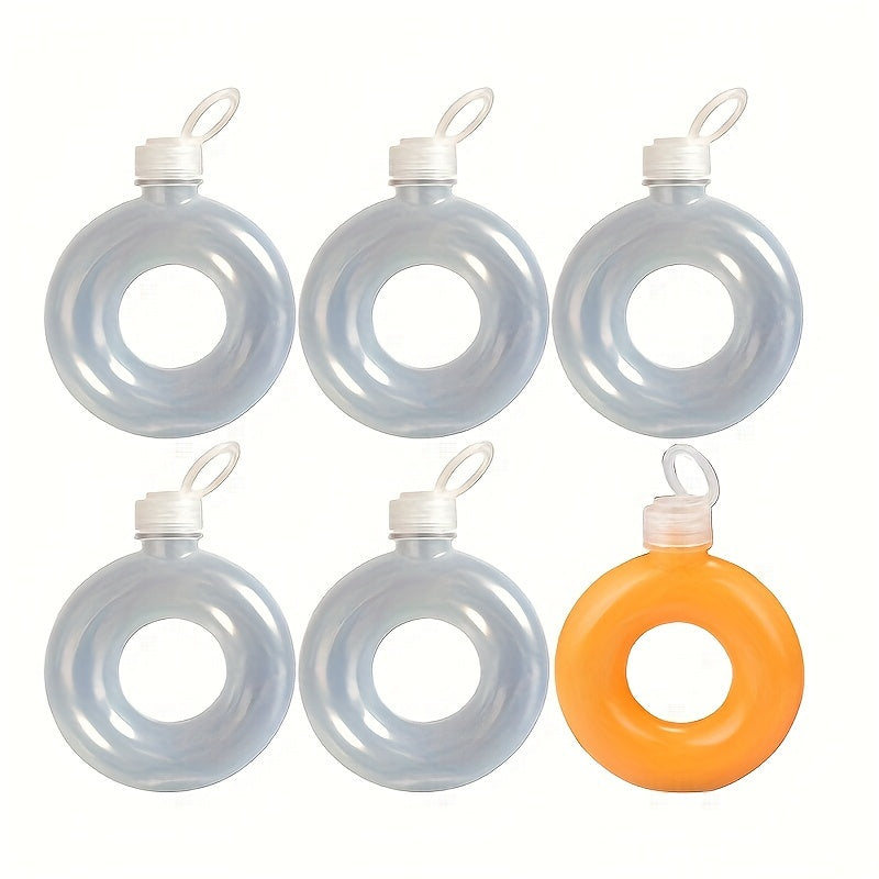 500ml BPA-Free Donut-Shaped Water Bottles with Handles Leak-Proof Lightweight for Sports
