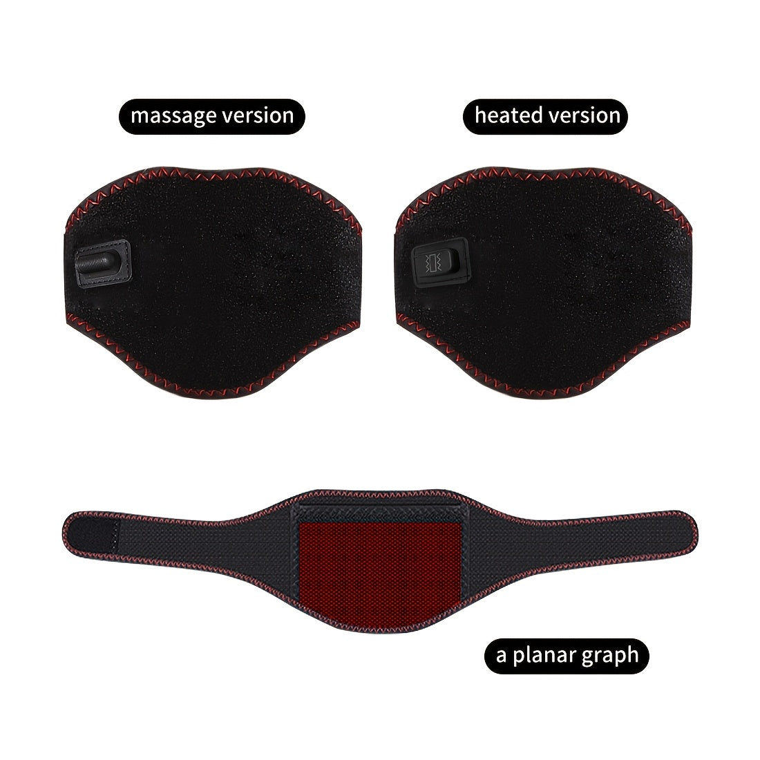 Almohadilla de cuello con calefacción USB para uso en casa y al aire libre, con tres niveles