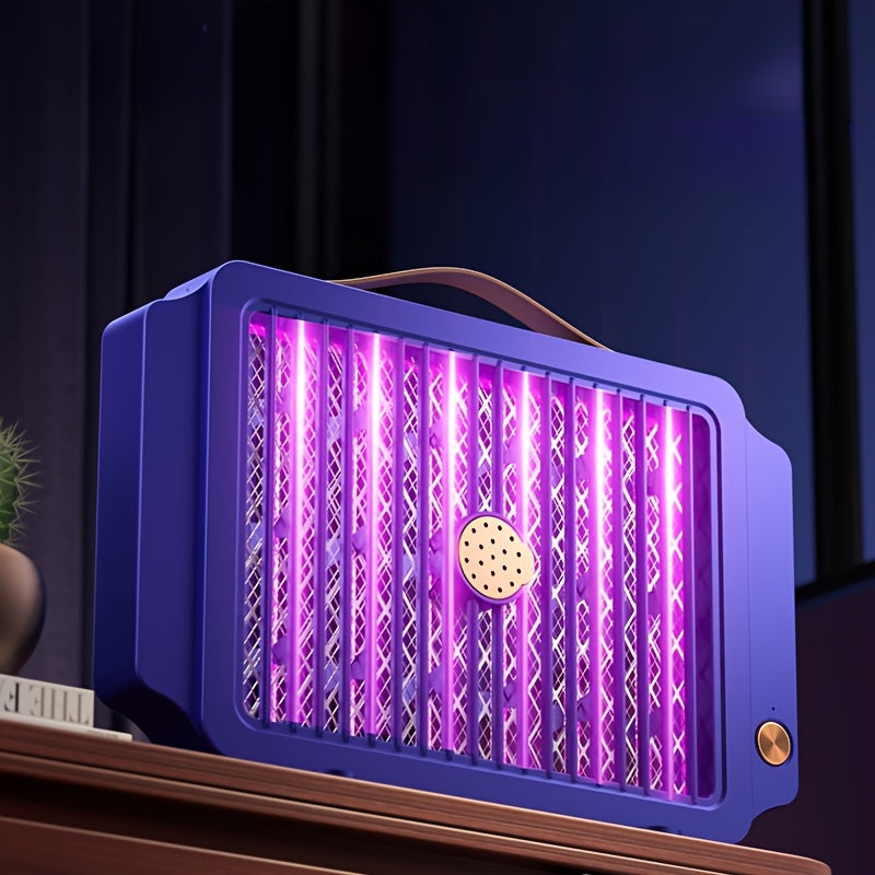 Электрическая лампа-убийца комаров для помещений и улицы, перезаряжаемая через USB, контроль вредителей, летняя ловушка для насекомых