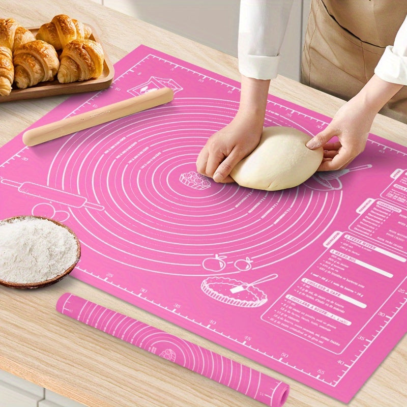 EVA Baking Mat 29.97x29.97 cm Non-Stick Food-Grade Dough Rolling Mat for Kitchen and Restaurant