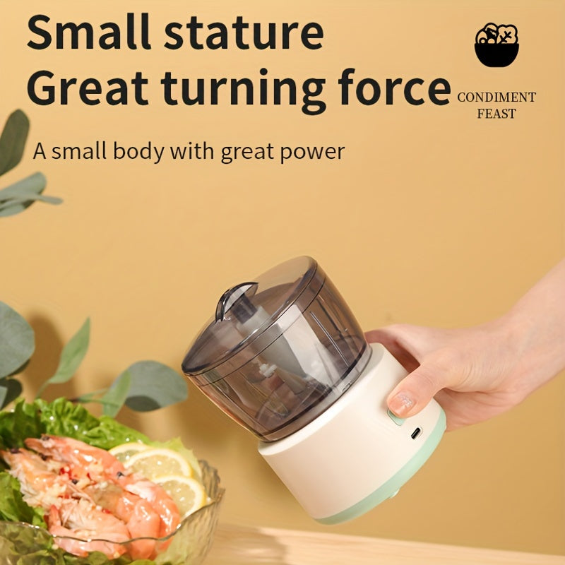 Cordless Electric Food Processor with Blender Meat Grinder Vegetable Slicer