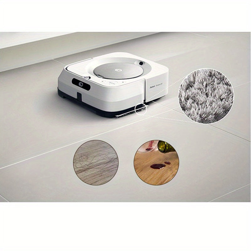Washable Wet Mopping Pads for Robot Vacuum Cleaner Compatible with Braava Jet M6 4 6 12 Pack