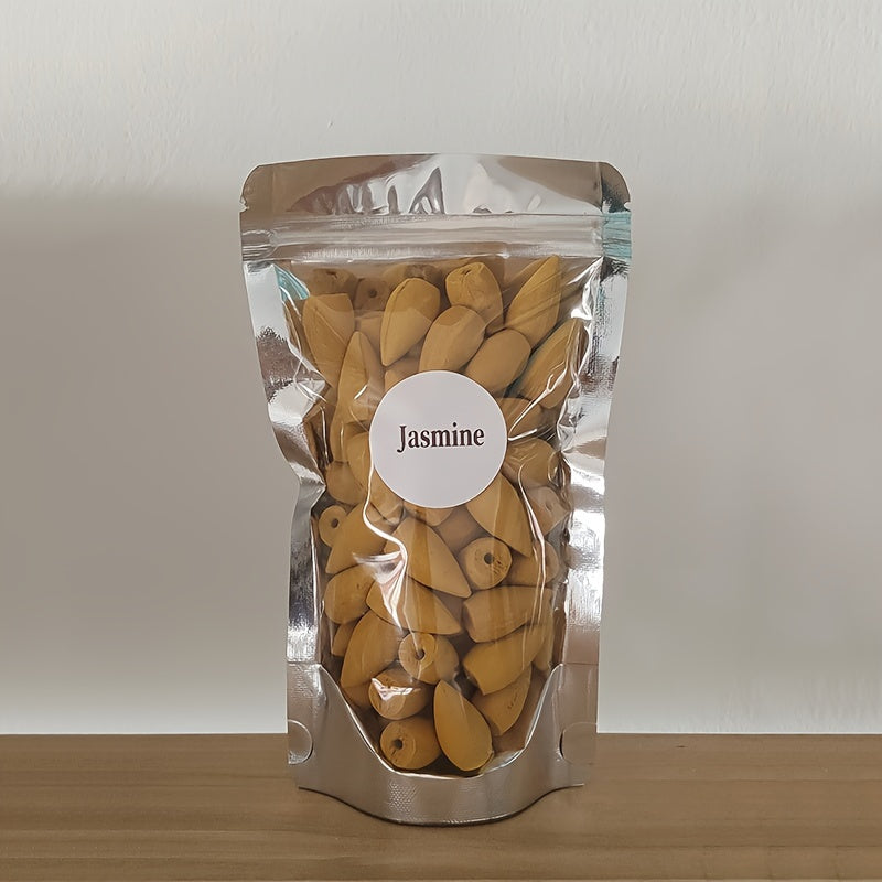 Sandalwood Rose Agarwood Incense Cones for Home Fragrance Yoga Relaxation Not Included