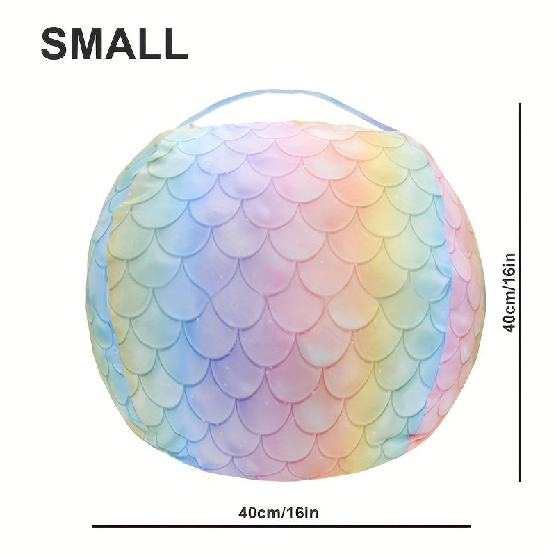 Funda grande para silla de saco de frijoles para almacenamiento de juguetes de felpa, desmontable y fácil de limpiar