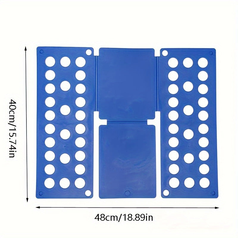 Kattalar va bolalar uchun ko‘k kiyimlarni yig‘ish taxtasi, ko‘p o‘lchovli ko‘ylak va shim tashkilotchisi