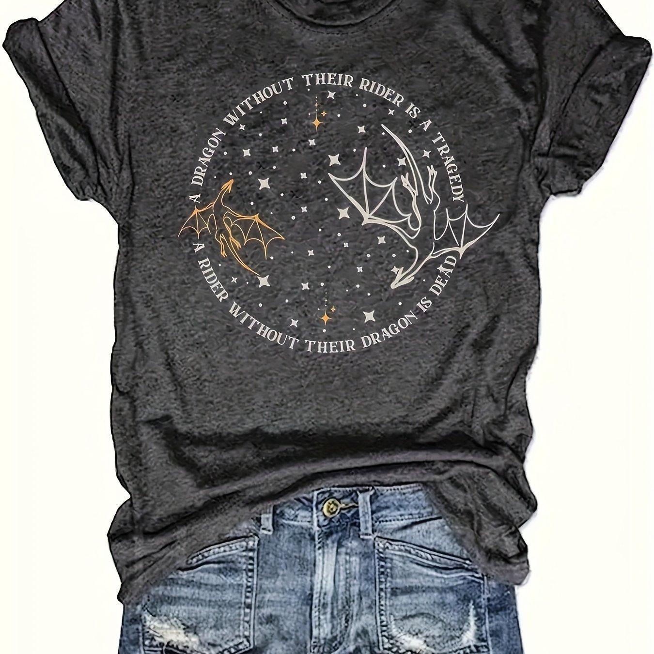 Women's Cotton Short Sleeve Casual Round Neck T-Shirt