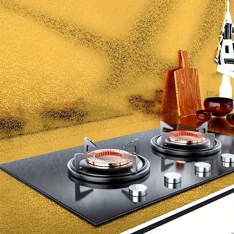 Oil-Proof Kitchen Wall Sticker Waterproof High Temperature Resistant Self-Adhesive Contact Paper