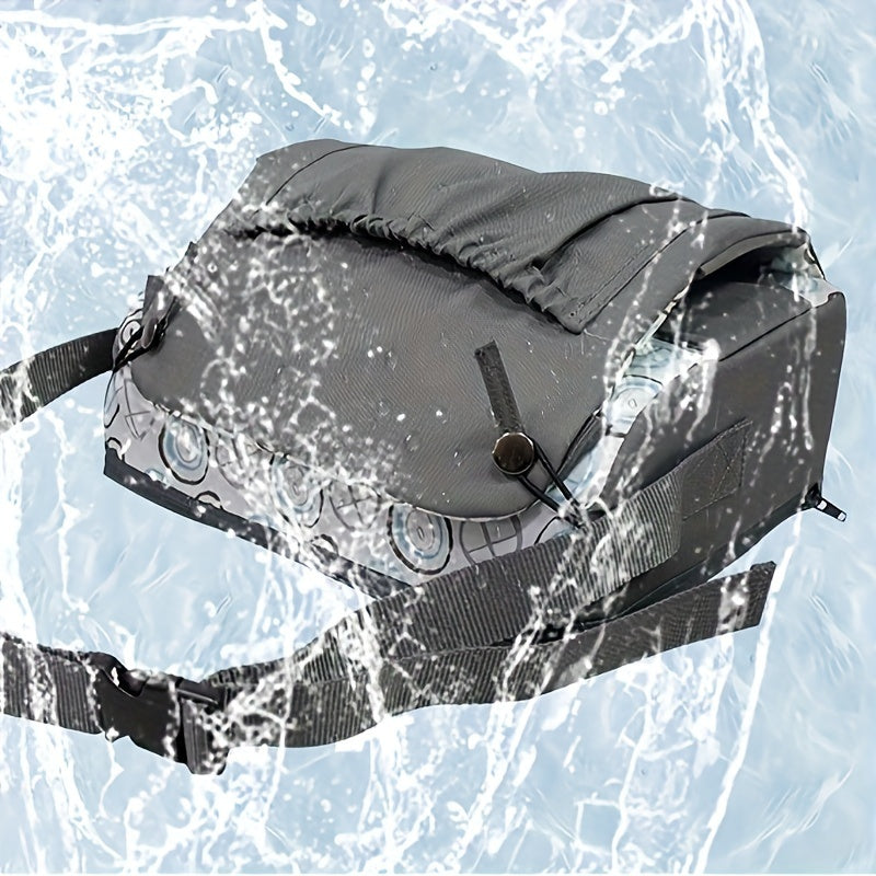 Child Booster Seat with Waterproof Cushion, Adjustable Safety Belt and Backrest