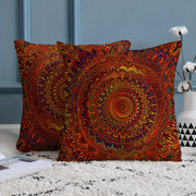 Bohemian Style Pillow Cover 2pcs 45.72cm x 18in Short Plush Double-Sided Printing Modern Art Home Decor
