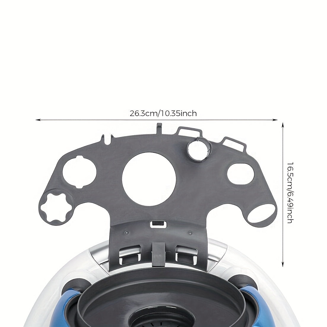 Thermomix TM5 TM6 aksessuarlaringizni ushbu uskunada tartibga soling - qopqoq, spatulalar, tozalash cho'tkalari va boshqa narsalarni tartibli saqlang va osonlik bilan foydalaning, ushbu oziq-ovqat bilan aloqa qilmaydigan saqlash tokchasi bilan.