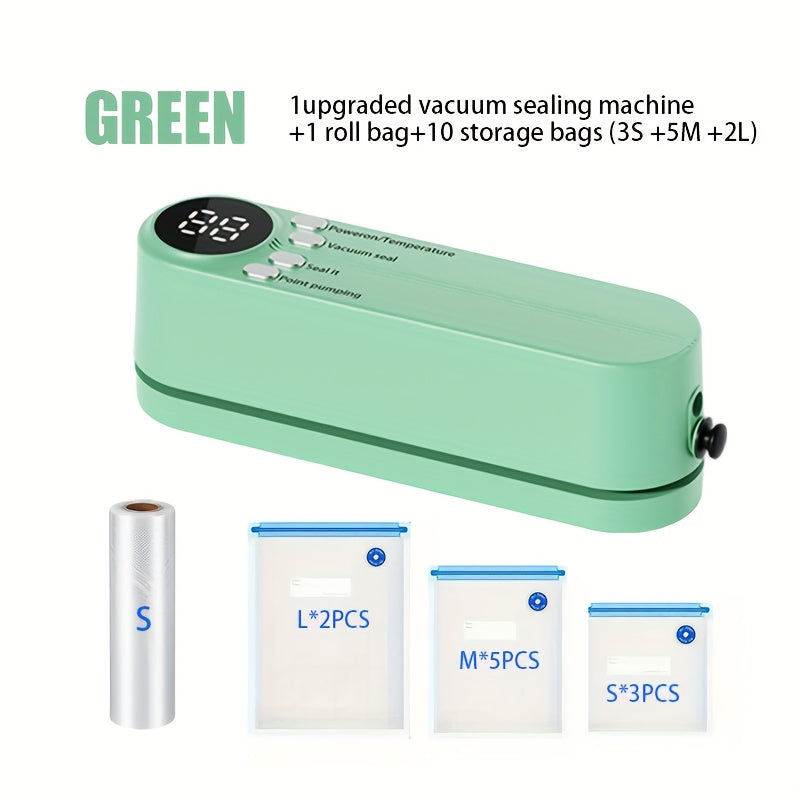 Qayta to'ldiriladigan batareyali portativ elektr vakuum yopishtiruvchi oziq-ovqatni saqlash uchun