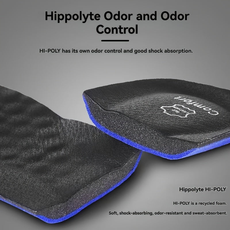 Unisex Thick Double-Layer Breathable Insoles for All-Day Comfort