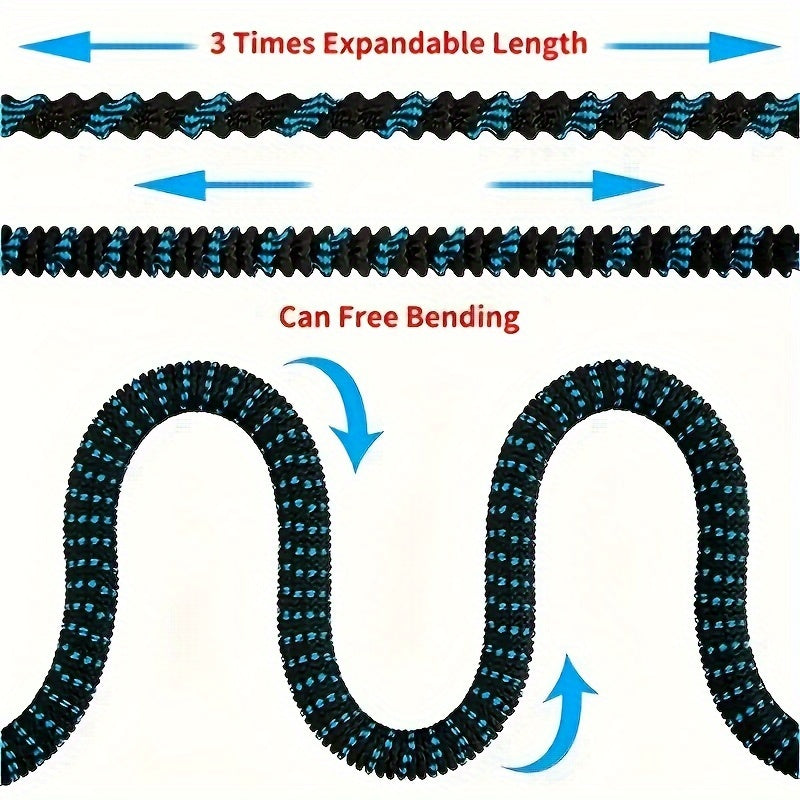 Расширяемый резиновый садовый шланг с насадкой-распылителем высокого давления для уборки на улице и мойки автомобиля