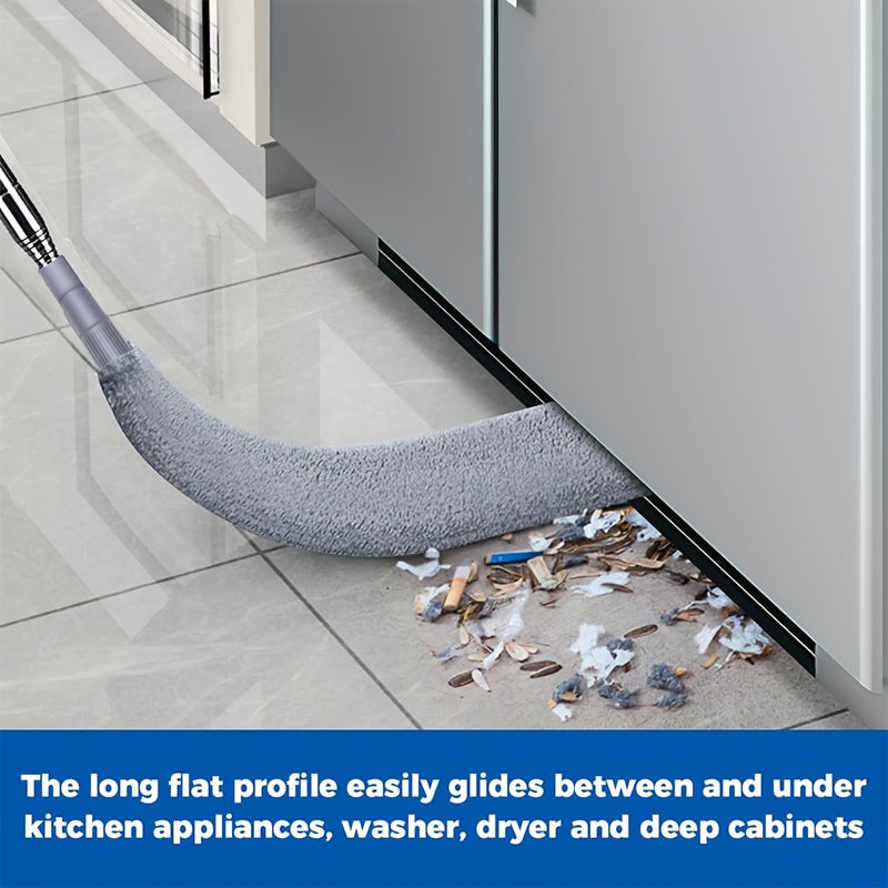 Extendable Microfiber Dust Duster with Crevice Cleaner for Sofas and Furniture